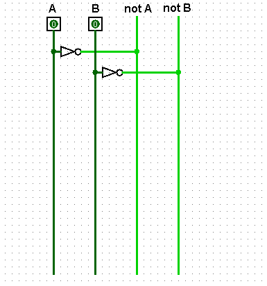 Пример работы декодера 2x4